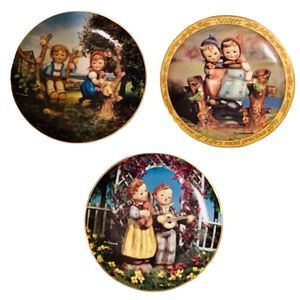 Hummel Plates Vintage Lot 3-8”